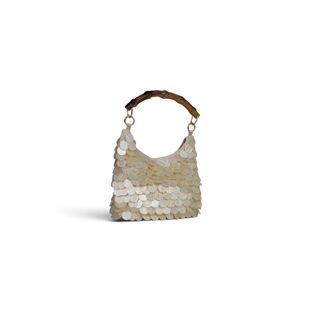 Bolsa Pouch Madreperola Bege