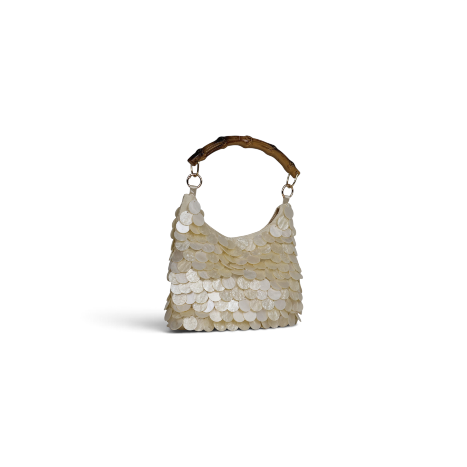 Bolsa Pouch Madreperola Bege