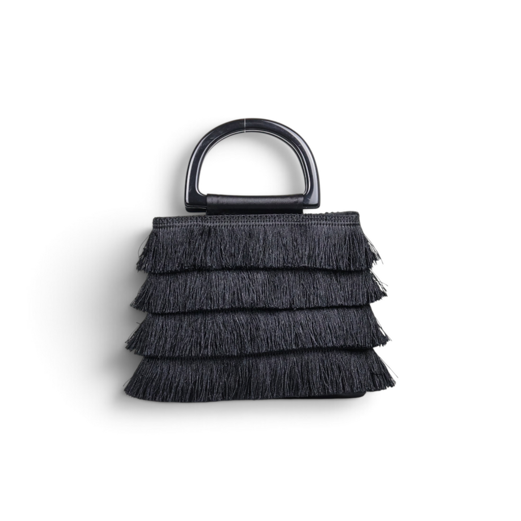 Bolsa de Mão Tassel Preta