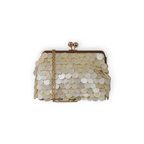Bolsa Pouch Madreperola Bege