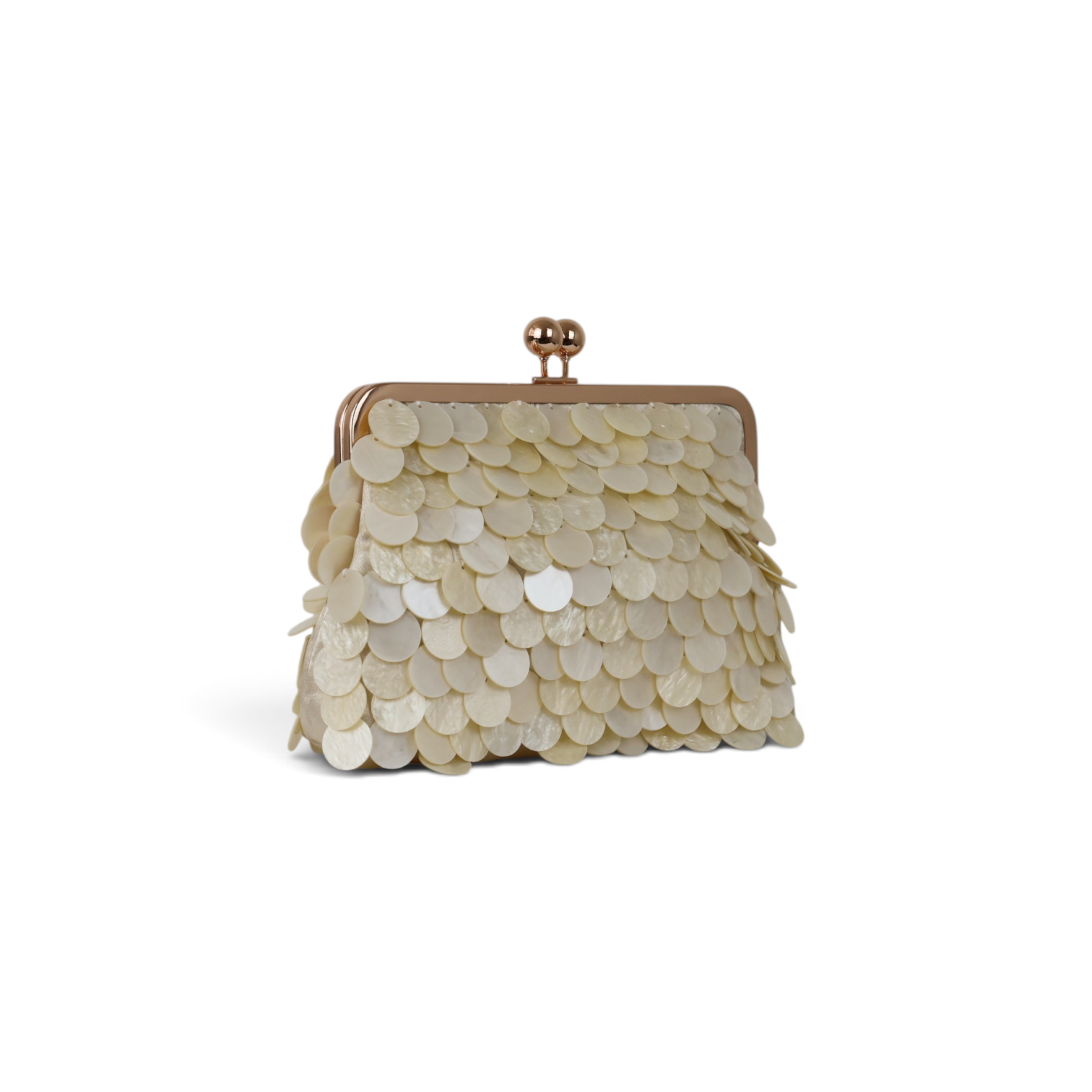 Bolsa Pouch Madreperola Bege