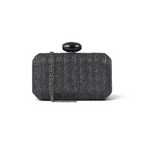 Bolsa Clutch Festa Palha Preta