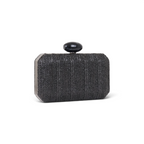 Bolsa Clutch Festa Palha Preta