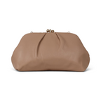 Bolsa de Festa Pouch Bicompartimento Bege