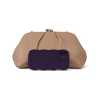 Bolsa de Festa Pouch Bicompartimento Bege