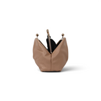 Bolsa de Festa Pouch Bicompartimento Bege
