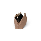 Bolsa de Festa Pouch Bicompartimento Bege