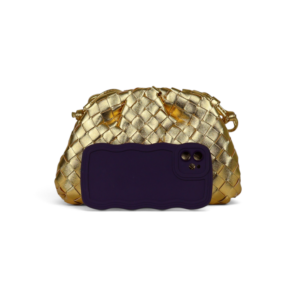 Bolsa Pouch Courvin Dourada
