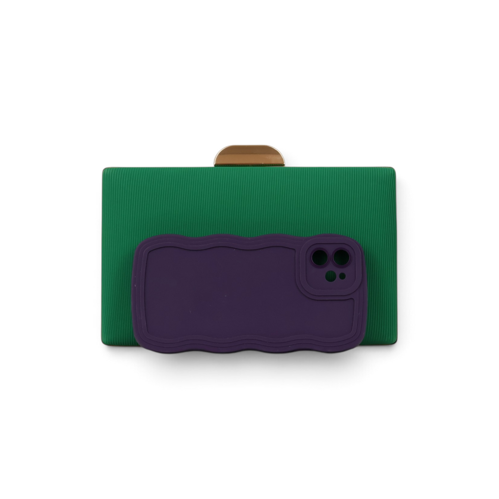 Bolsa Clutch Festa Verde