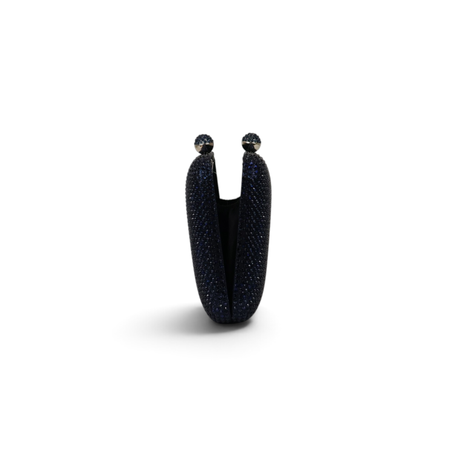 Bolsa Festa Clutch Pedraria Strass Azul Marinho