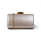 Bolsa Festa Clutch Acrílico Bege Perolado