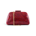 Bolsa Clutch Festa Acrílico Marsala
