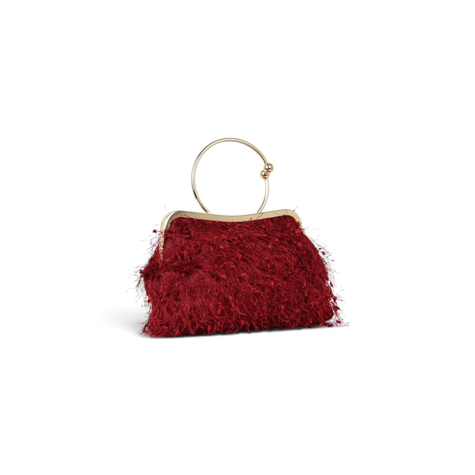 Bolsa Top Handle Franja Vermelha