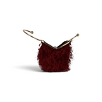 Bolsa Top Handle Franja Vermelha