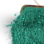Bolsa Top Handle Franja Verde