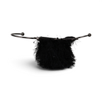Bolsa Top Handle Franja Preta