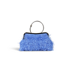 Bolsa Top Handle Franja Azul Serenity