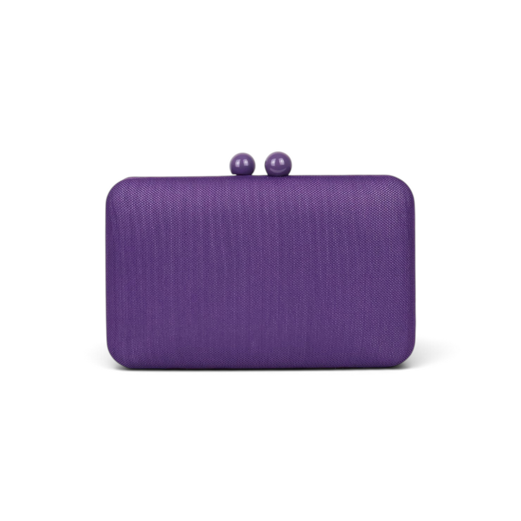 Bolsa de Festa Clutch Roxa