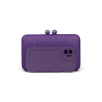 Bolsa de Festa Clutch Roxa