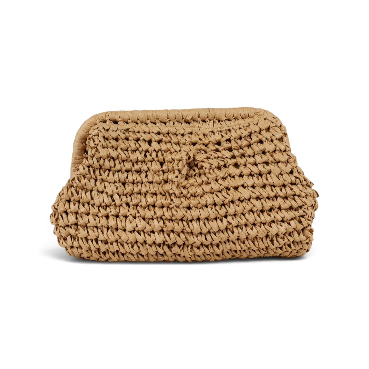 Bolsa de Festa Pouch Palha Bege