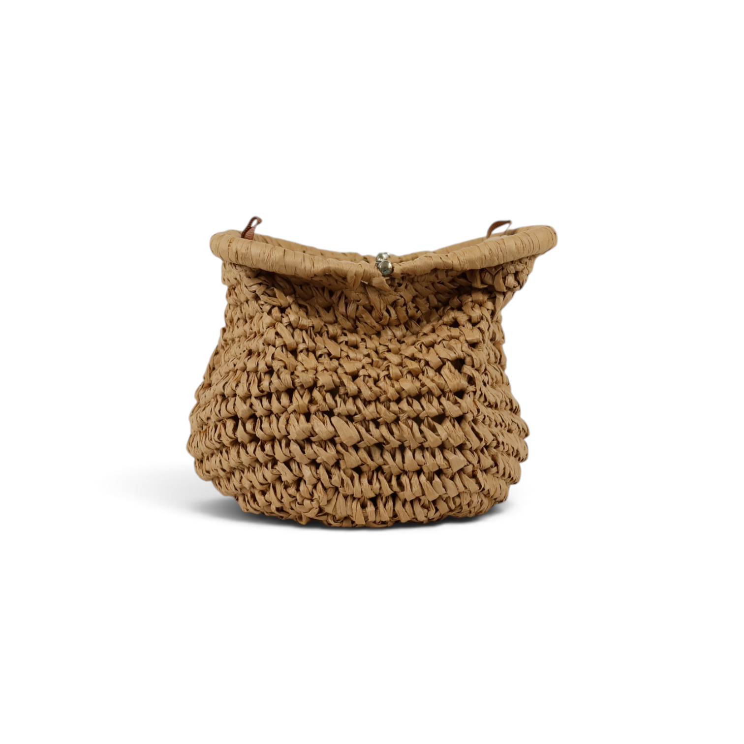 Bolsa de Festa Pouch Palha Bege