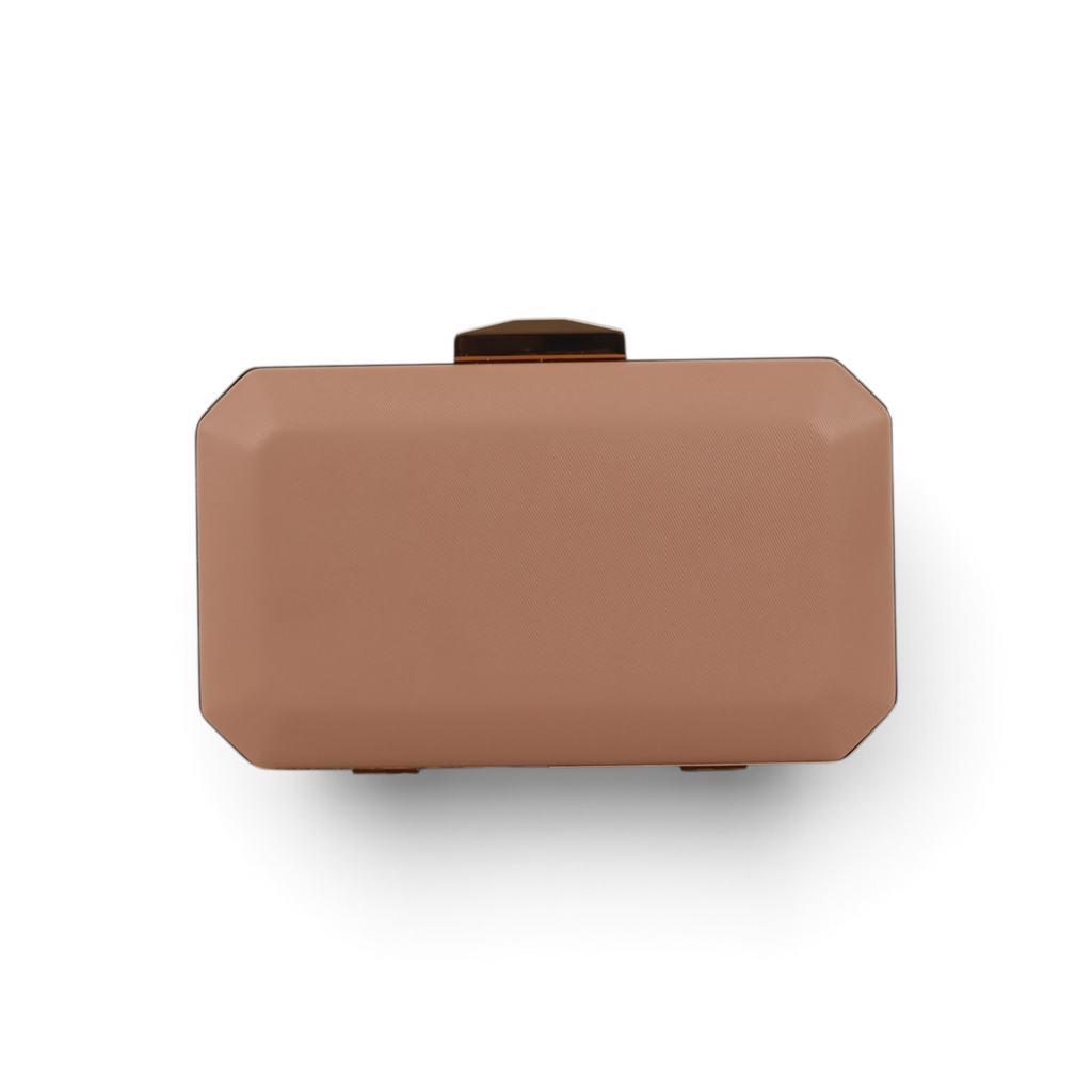 Bolsa de Festa Clutch Bege Nude