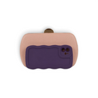 Bolsa de Festa Clutch Oval Bege Nude