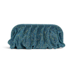 Bolsa Pouch Strass Azul