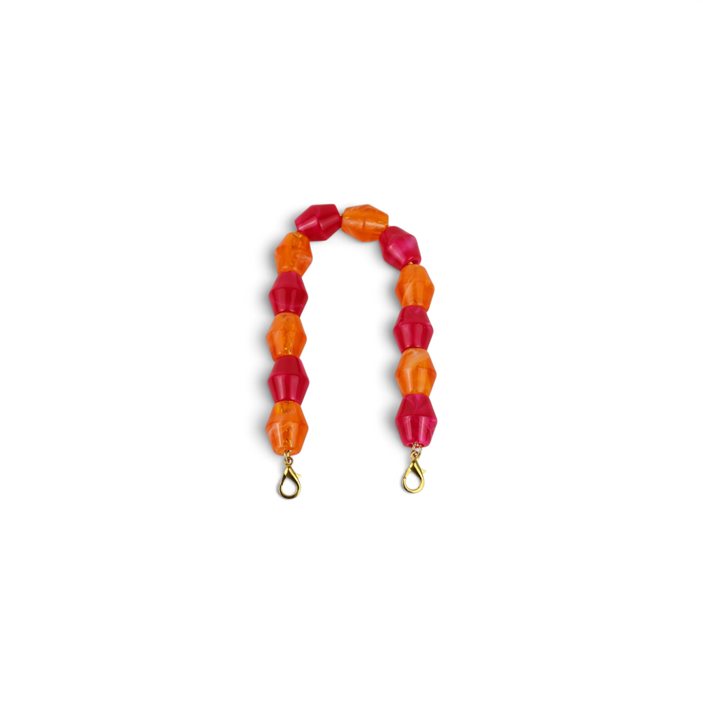 Alça de Mão - Laranja e Rosa