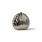 Bolsa Clutch Festa Concha Metal Prata