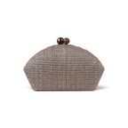 Bolsa Clutch Festa Palha Cinza