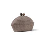 Bolsa Clutch Festa Palha Cinza