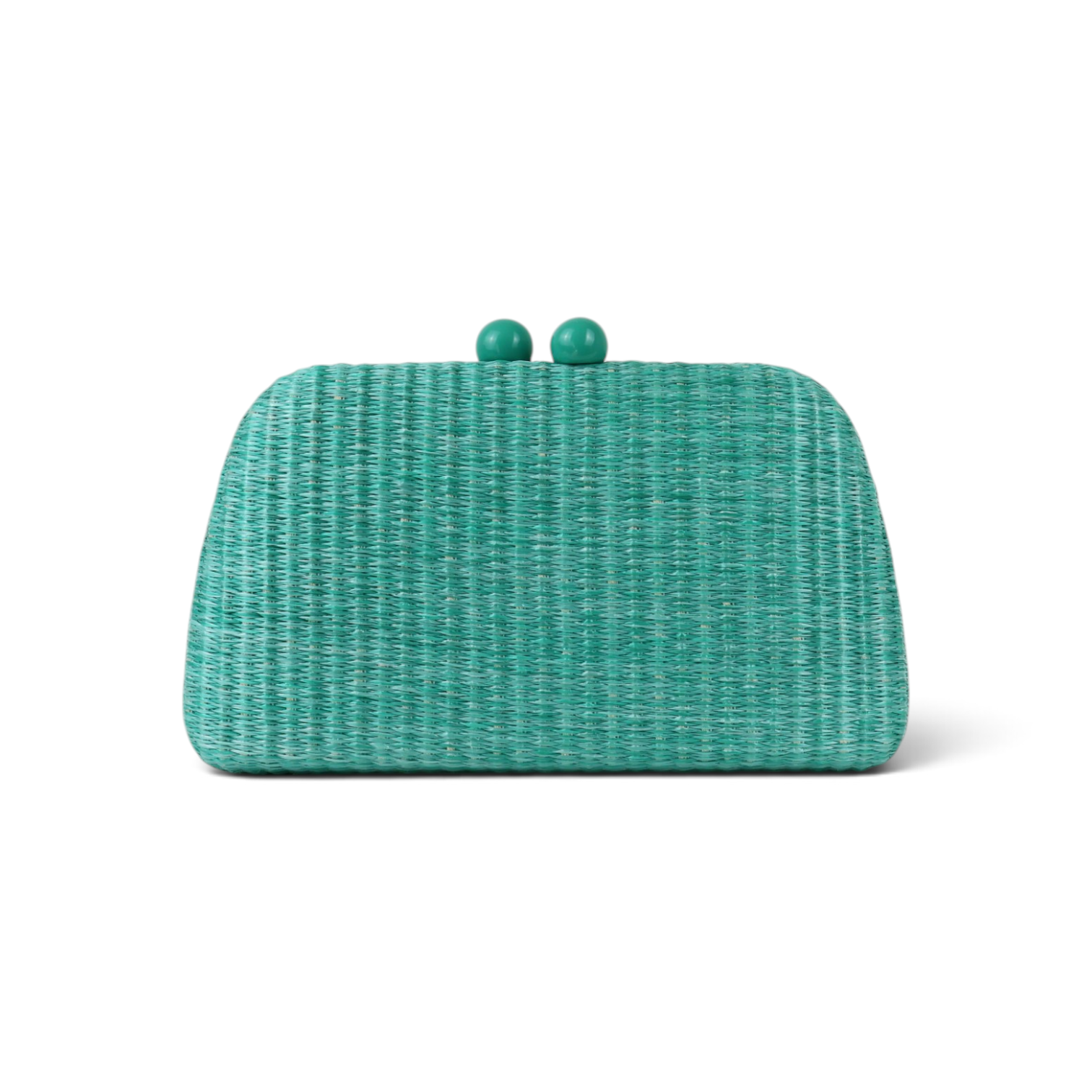 Bolsa Clutch Festa Palha Turquesa