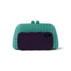 Bolsa Clutch Festa Palha Turquesa