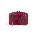 Bolsa Festa Clutch Pedraria Strass Rosa