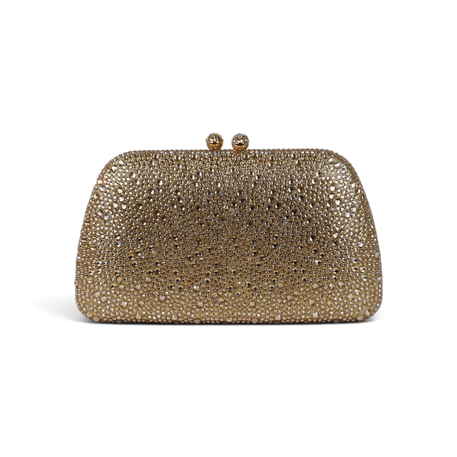 Bolsa Clutch Festa Pedraria Dourada