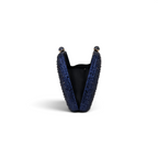 Bolsa Clutch Festa Pedraria Azul Marinho