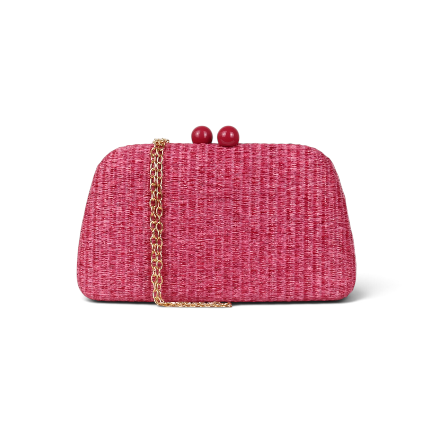 Bolsa Clutch Festa Palha Marsala