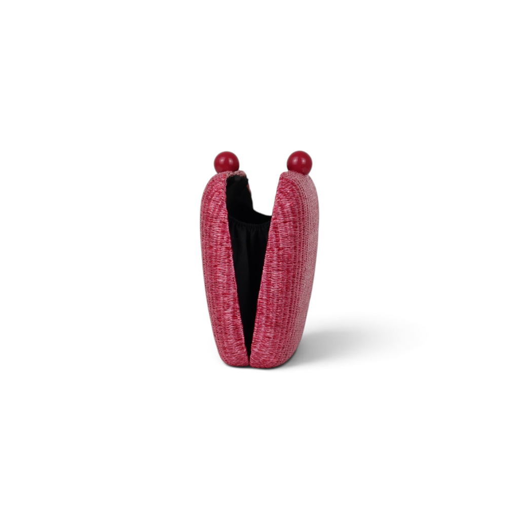 Bolsa Clutch Festa Palha Marsala