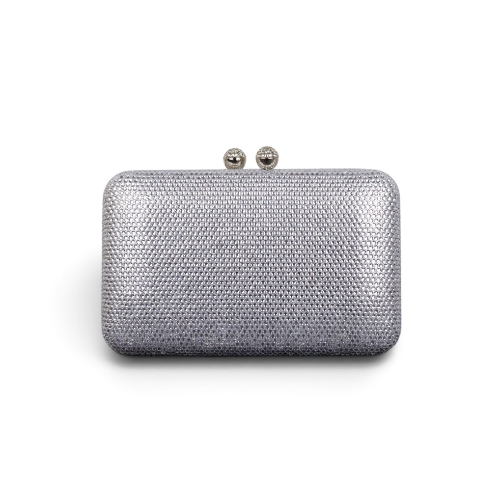 Bolsa Clutch Festa Pedraria Prata