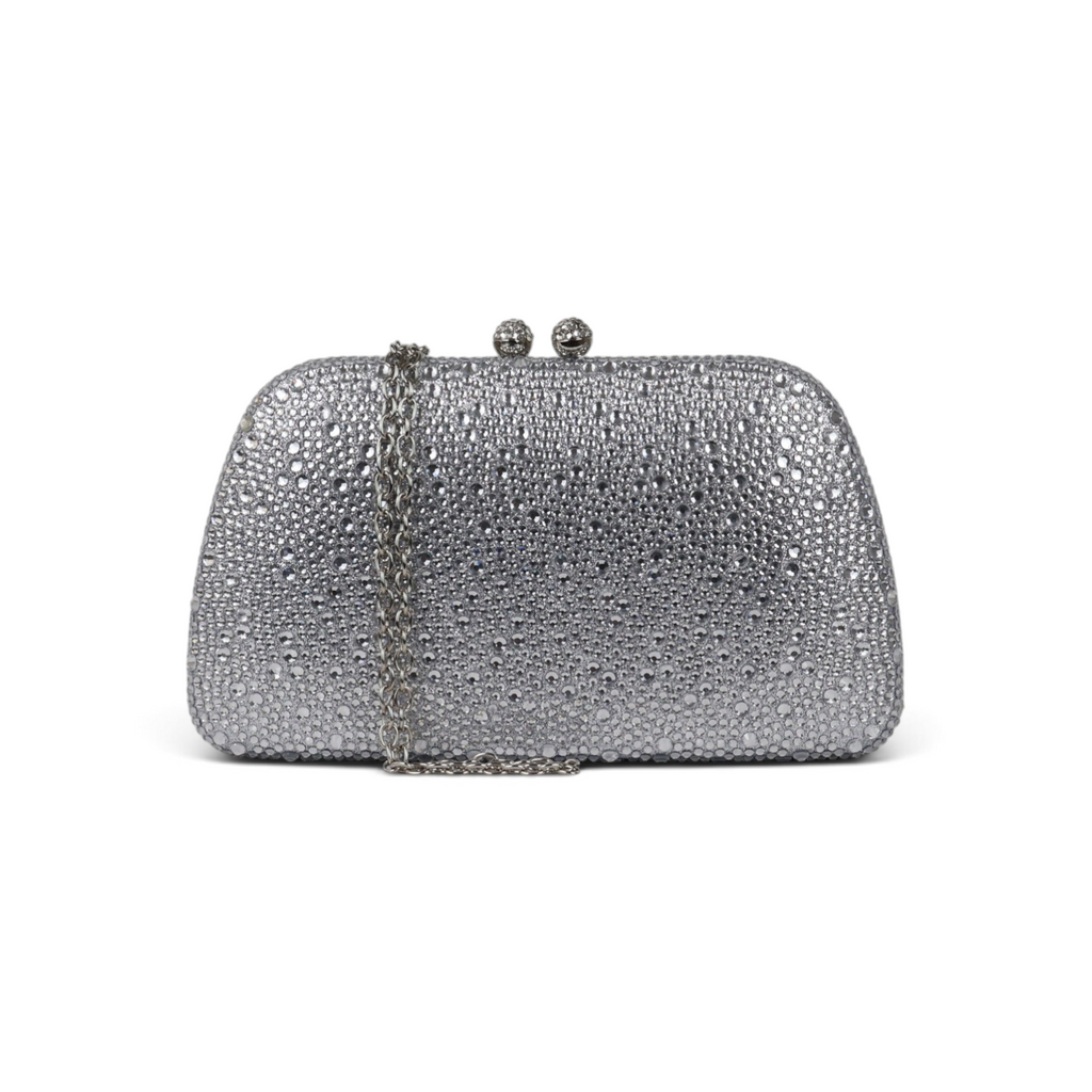Bolsa Clutch Festa Pedraria Prata