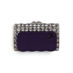 Bolsa Festa Clutch Pedraria Strass Prata