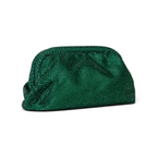 Bolsa de Festa Pouch Strass Verde