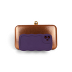 Bolsa de Festa Clutch Bronze Ocre