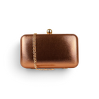 Bolsa de Festa Clutch Bronze Ocre