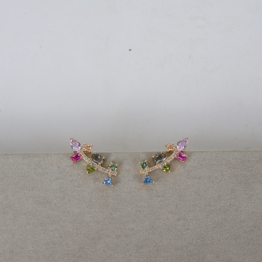 Brinco Earcuff Colorido