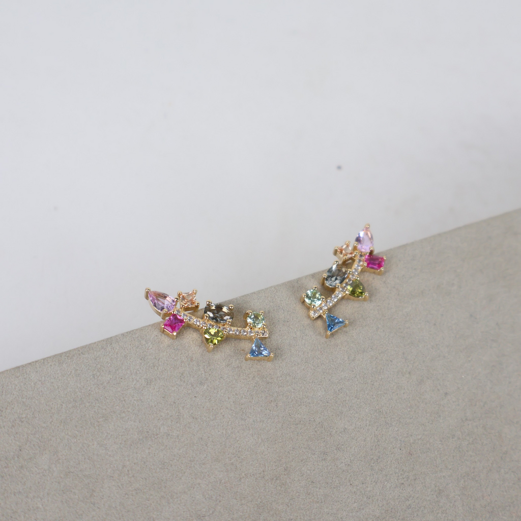 Brinco Earcuff Colorido