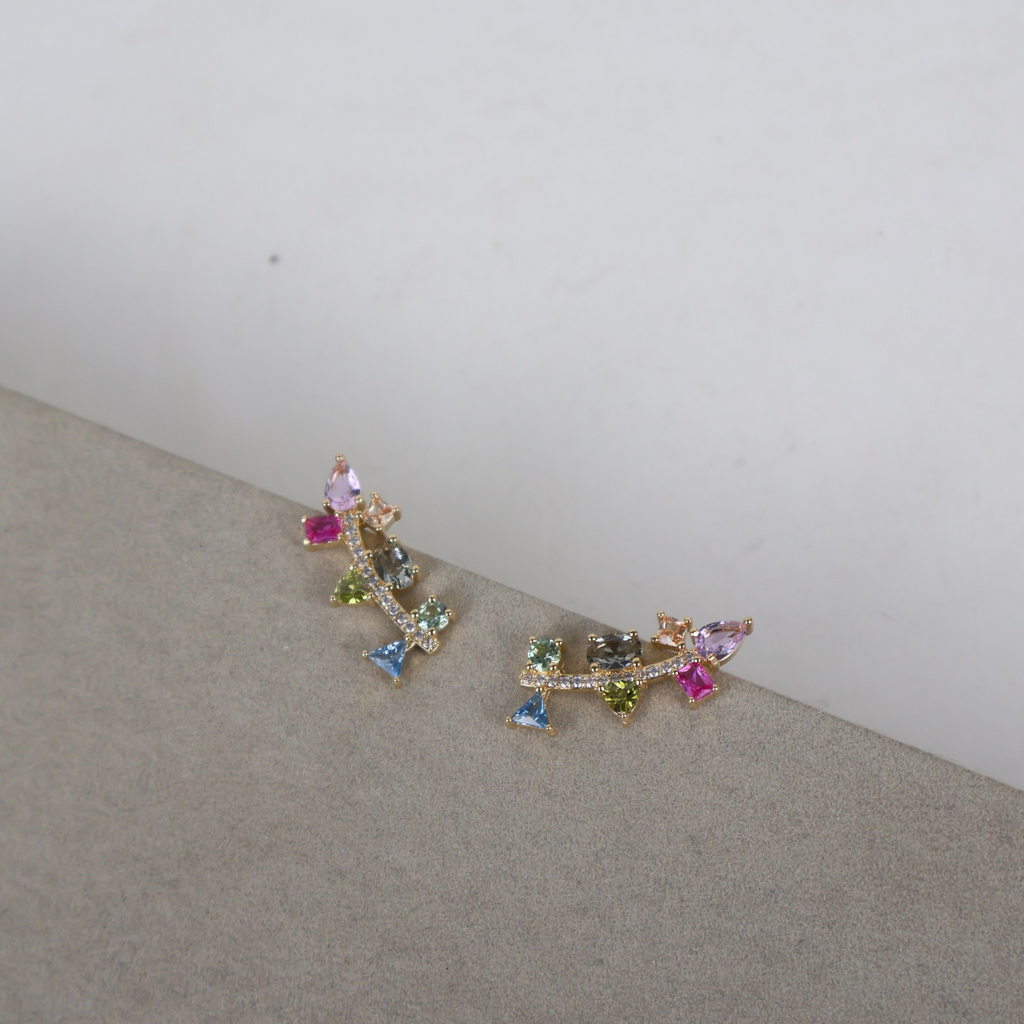Brinco Earcuff Colorido