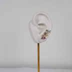 Brinco Earcuff Colorido