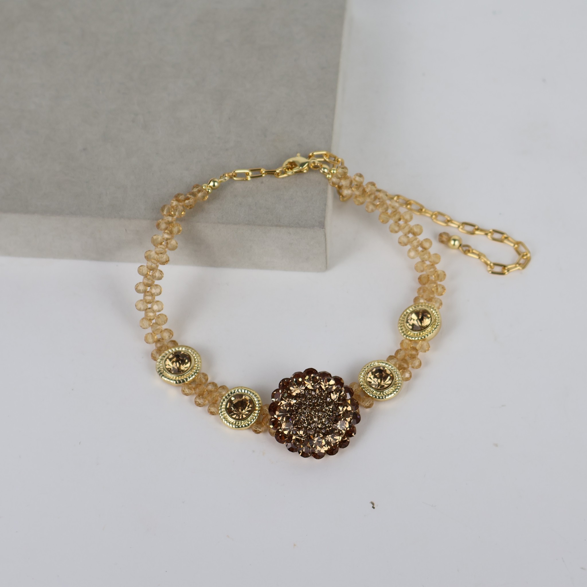 Colar Choker Gargantilha Dourado